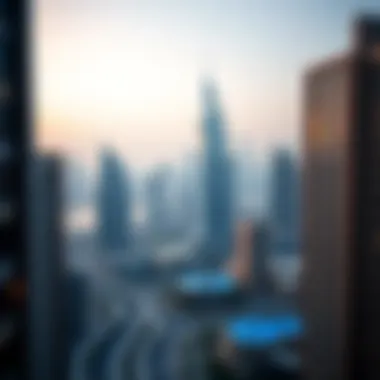 Stunning Skyline of Business Bay Overview of Business Bay skyline