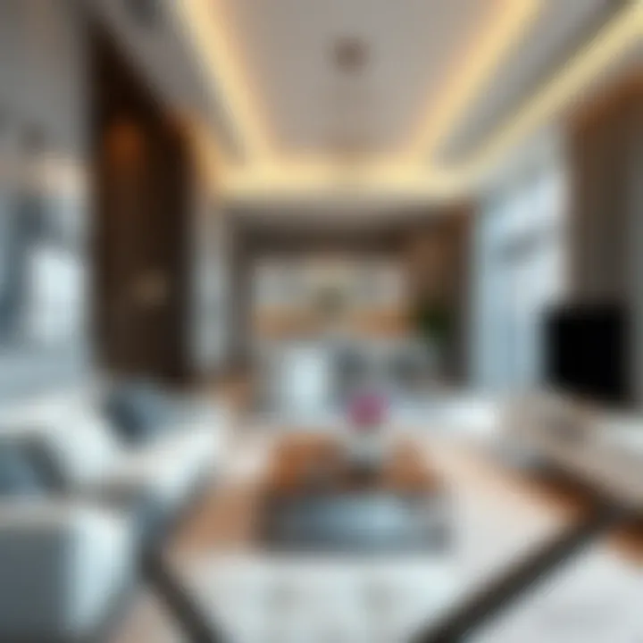 Modern 1 BHK apartment interior showcasing spacious design and elegance