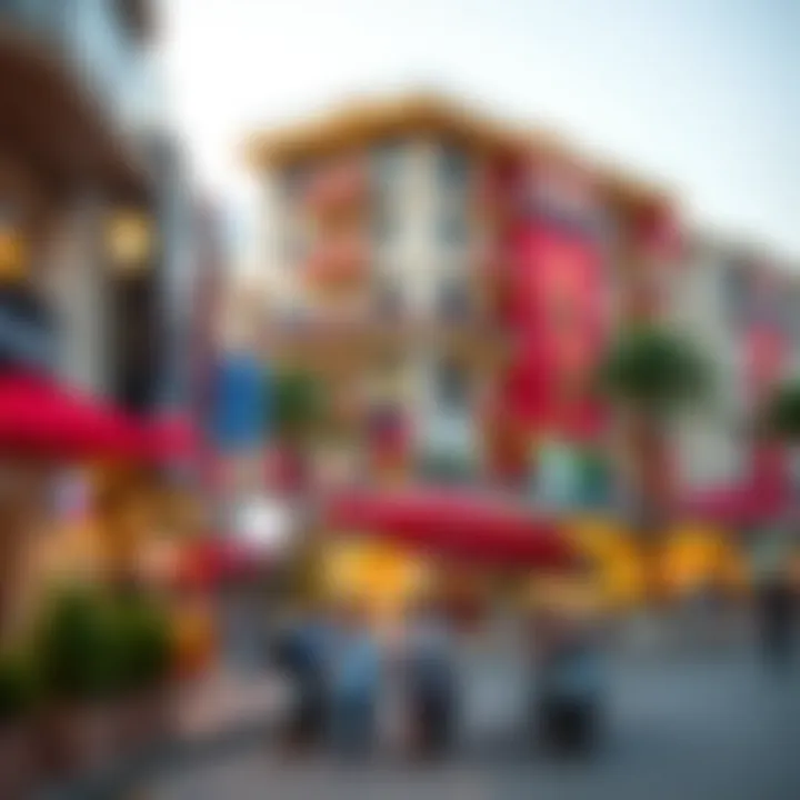 A vibrant street view of Karama capturing local lifestyle and amenities