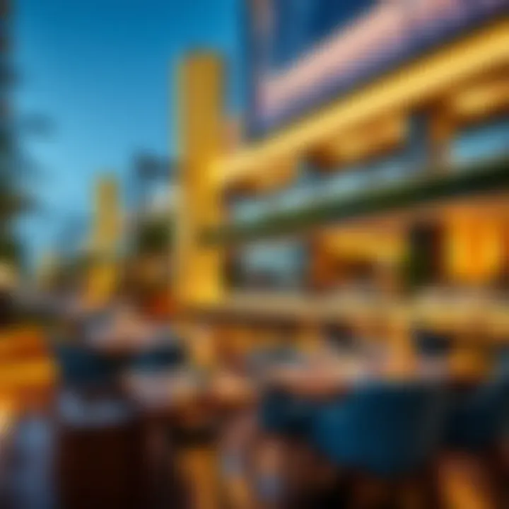 Dining and Leisure in Cluster E Lifestyle offerings in Cluster E, highlighting dining and leisure