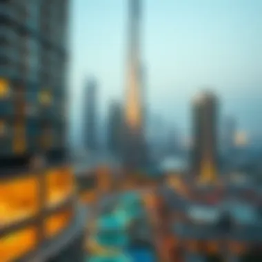 Prime Location of Dubai Trade Centre Hotel Apartments Prime location map highlighting Dubai Trade Centre Hotel Apartments