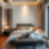 Luxurious executive bed space featuring modern furnishings