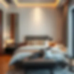 Luxurious executive bed space featuring modern furnishings