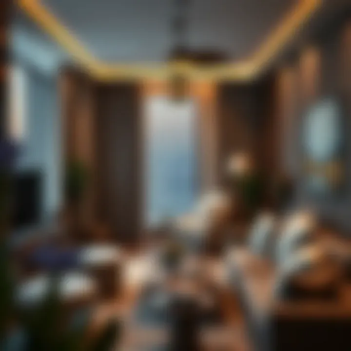 Cozy Apartment Interior Cozy apartment interior highlighting modern amenities