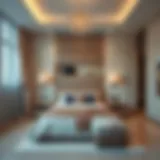 Luxurious bedroom setup in Barsha