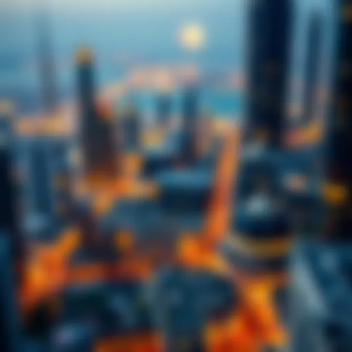 Neighborhoods of Dubai and Rental Variability Map of Dubai highlighting diverse neighborhoods