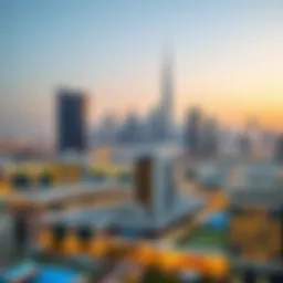 Stunning skyline view of Dubai showcasing modern architecture
