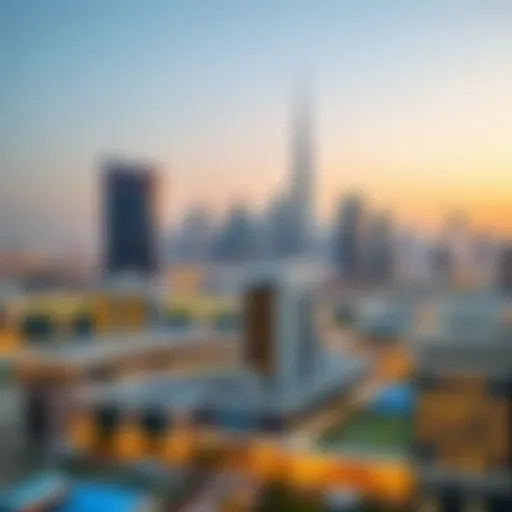 Dubai Skyline and Real Estate Landscape Stunning skyline view of Dubai showcasing modern architecture