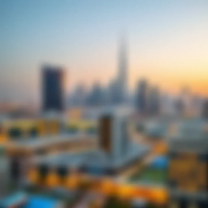 Dubai Skyline and Real Estate Landscape Stunning skyline view of Dubai showcasing modern architecture