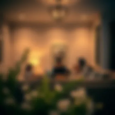 Cozy Family Gathering Atmosphere A cozy family gathering in a Rashidiya home