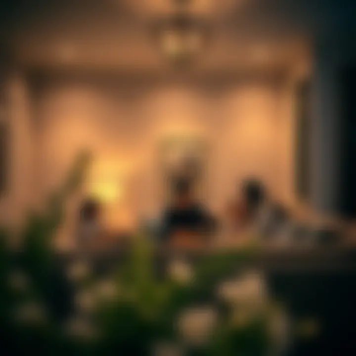 Cozy Family Gathering Atmosphere A cozy family gathering in a Rashidiya home