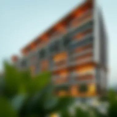 Stunning Architecture of Water's Edge Building 10 Exterior view of Water's Edge Building 10 showcasing modern architecture