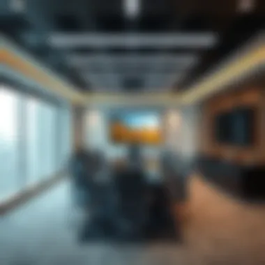 High-Tech Conference Room at Yes Business Centre Conference room equipped with advanced technology