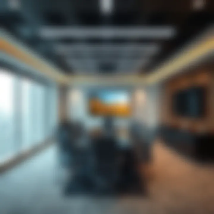 High-Tech Conference Room at Yes Business Centre Conference room equipped with advanced technology