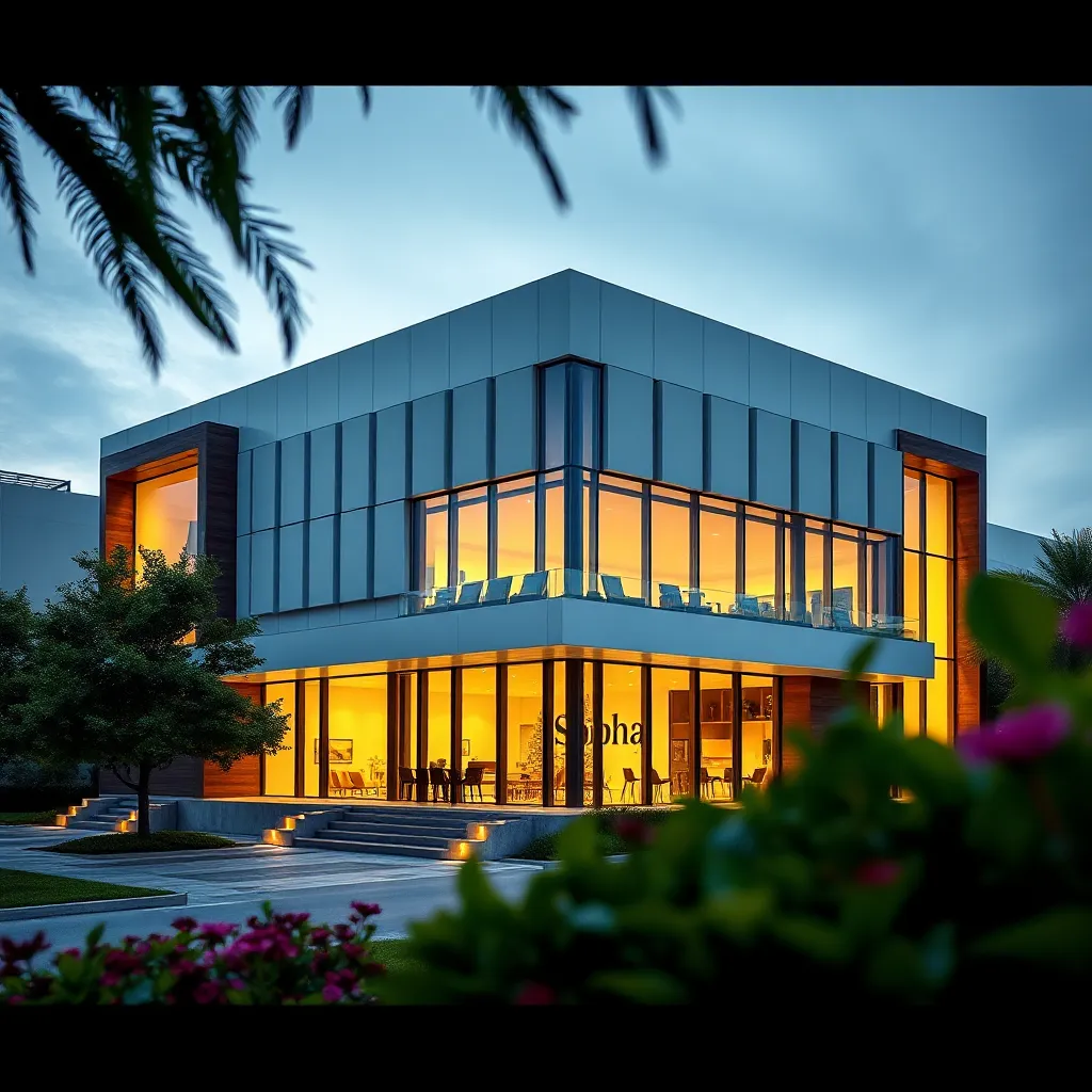 Explore the Sobha Hartland Sales Center in Dubai